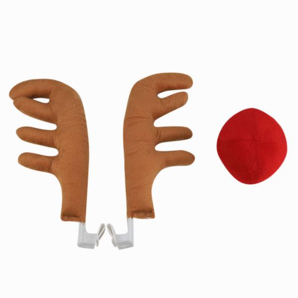 christmas reindeer antler and nose vehicle costume red nose elk moose funny home christmas tree car decoration
christmas reindeer antler and nose vehicle costume red nose elk moose funny home christmas tree car decoration