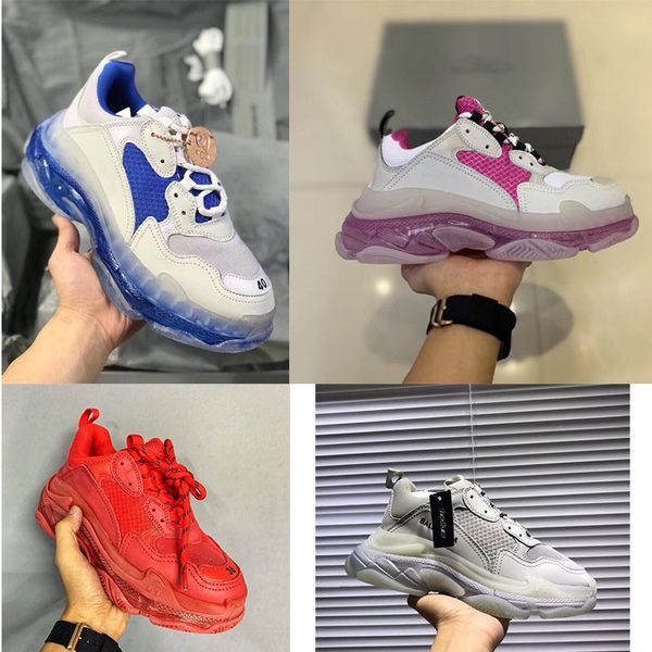 with 2019 men and women casual shoes triple s clear sole white black green brand designer coach size us4.5-11
with 2019 men and women casual shoes triple s clear sole white black green brand designer coach size us4.5-11