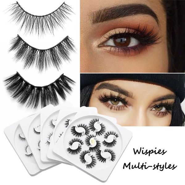 7 pairs mink hair false eyelashes extension dramatic wispies fluffy fake eyelashes eye makeup tool cruelty-handmade eyelash
7 pairs mink hair false eyelashes extension dramatic wispies fluffy fake eyelashes eye makeup tool cruelty-handmade eyelash