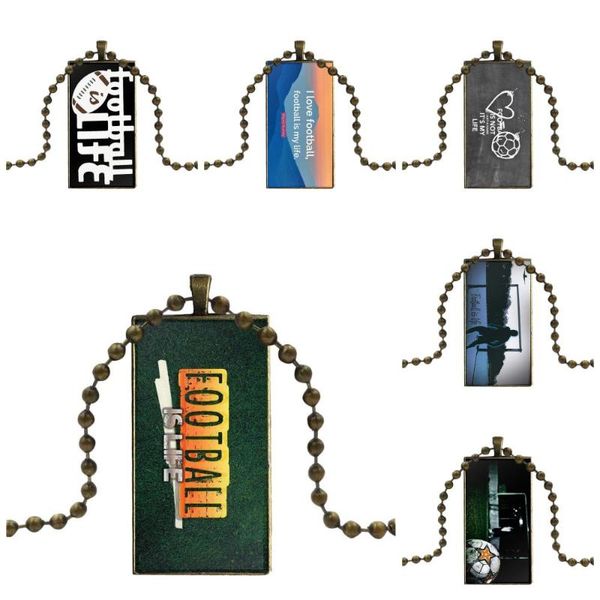 football is life quotes for girls statement maxi glass cabochon jewelry bronze color with long pendant choker rectangle necklace, Silver
football is life quotes for girls statement maxi glass cabochon jewelry bronze color with long pendant choker rectangle necklace, Silver
