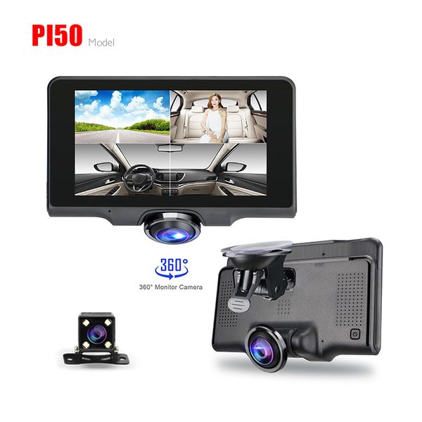2020 dual record 360 5" ips 1080p car dash cam dvr pi50 for car parking monitor panorama record with rear view camera
2020 dual record 360 5" ips 1080p car dash cam dvr pi50 for car parking monitor panorama record with rear view camera