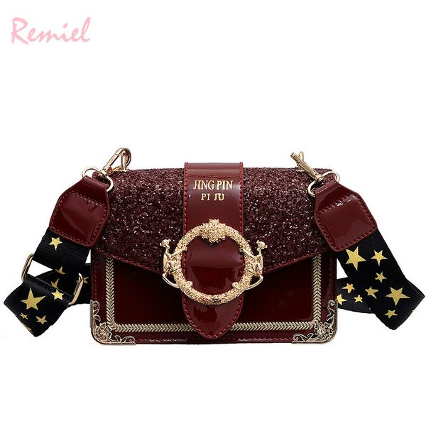 2019 Fashion New Ladies Sequin Square Bag High Quality Pu Leather Women's Designer Handbag Lock Chain Shoulder Messenger Bags
2019 Fashion New Ladies Sequin Square Bag High Quality Pu Leather Women's Designer Handbag Lock Chain Shoulder Messenger Bags