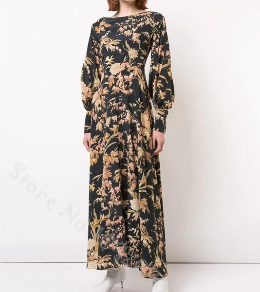 women black and beige silk blend unbridled basque dress boat neck long sleeves button cuffs basque jonquil floral-print dress, White;black
women black and beige silk blend unbridled basque dress boat neck long sleeves button cuffs basque jonquil floral-print dress, White;black