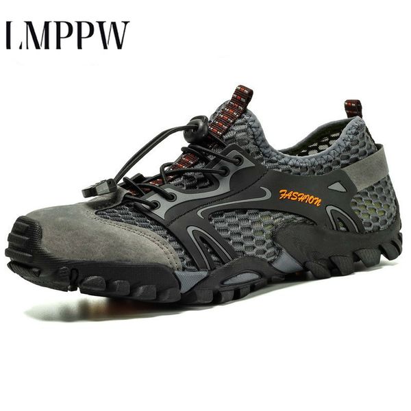 men mesh breathable sports outdoor sneakers lace-up shoes mountaineering shoes light quality wadin walking men casual 2.5a, Black
men mesh breathable sports outdoor sneakers lace-up shoes mountaineering shoes light quality wadin walking men casual 2.5a, Black