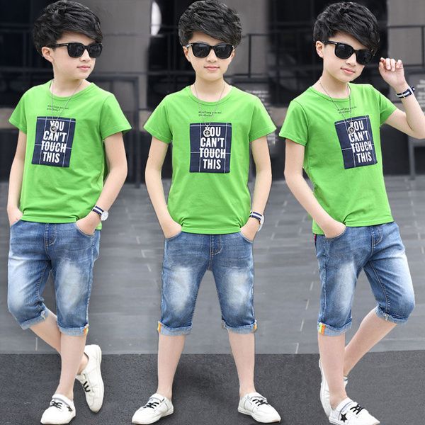 2019 summer boys clothes sport suit set fashion casual short sleeve o-neck children's clothing set 2 pieces t-shirt + pants, White
2019 summer boys clothes sport suit set fashion casual short sleeve o-neck children's clothing set 2 pieces t-shirt + pants, White