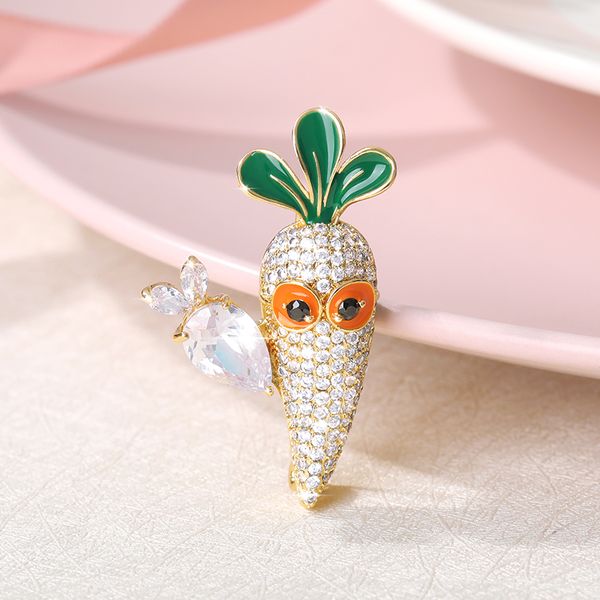 carrot pins cute radish crystal brooches for women accessories cartton rhinestone brooch pin badge jewelry gifts, Gray
carrot pins cute radish crystal brooches for women accessories cartton rhinestone brooch pin badge jewelry gifts, Gray