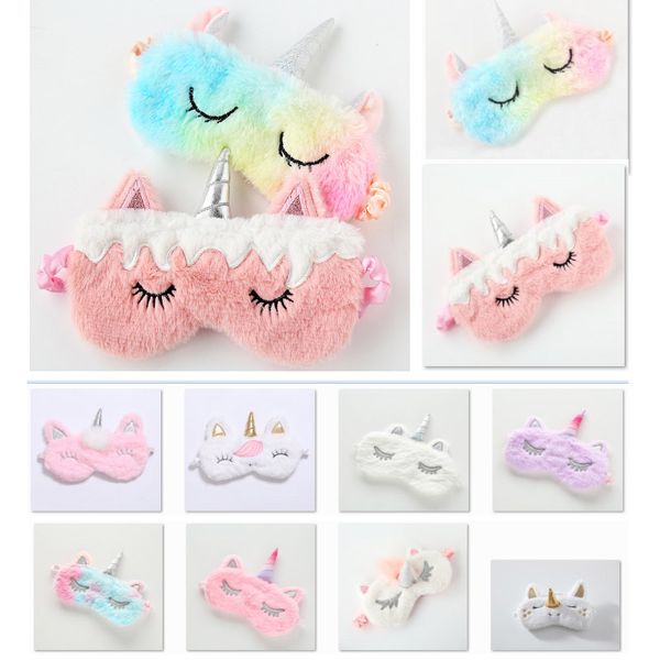 12 styles unicorn plush eye mask gradient sleeping mask shade cover eyeshade toys for adults women masques halloween dhl xd21767
12 styles unicorn plush eye mask gradient sleeping mask shade cover eyeshade toys for adults women masques halloween dhl xd21767