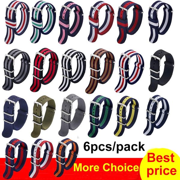 2020 nato strap 6 packs 18mm 20mm 22mm watch band nylon replacement watch straps for men women watch accessory, Black;brown
2020 nato strap 6 packs 18mm 20mm 22mm watch band nylon replacement watch straps for men women watch accessory, Black;brown