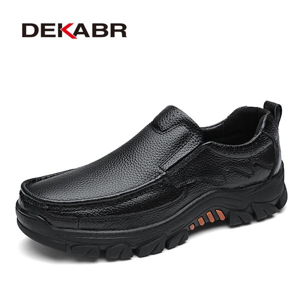 dekabr 100% genuine leather soft casual loafers shoes breathable men fashion luxury flats t200610, Black
dekabr 100% genuine leather soft casual loafers shoes breathable men fashion luxury flats t200610, Black