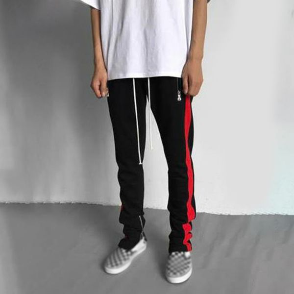 workout pants fitness trousers running jogging striped jogger bodybuilding, Black 
workout pants fitness trousers running jogging striped jogger bodybuilding, Black