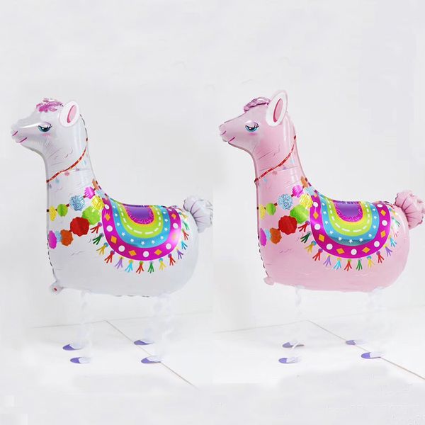 new lama alpacos balloon cartoon animal dinosaure walking pet balloons pink and white alpaca foil balloon for birthday party decoration
new lama alpacos balloon cartoon animal dinosaure walking pet balloons pink and white alpaca foil balloon for birthday party decoration