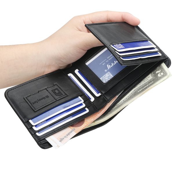 men's short wallet new fashion korean version of the cross section ultra-thin open wallet multi-function men's card package, Red;black
men's short wallet new fashion korean version of the cross section ultra-thin open wallet multi-function men's card package, Red;black