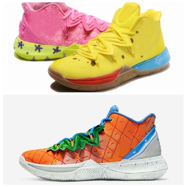2020 new sponge x kyrie 5 pineapple house mens basketball shoes irving 5s graffiti keep sue fresh cj6951-800 designer sneakers eur 40-46, White;red
2020 new sponge x kyrie 5 pineapple house mens basketball shoes irving 5s graffiti keep sue fresh cj6951-800 designer sneakers eur 40-46, White;red