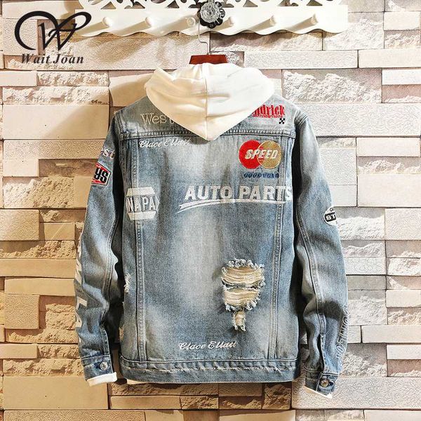 spring autumn denim jacket vintage frayed jeans jacket women clothes lady coats and jackets women outerwear hole female 261, Black;brown
spring autumn denim jacket vintage frayed jeans jacket women clothes lady coats and jackets women outerwear hole female 261, Black;brown