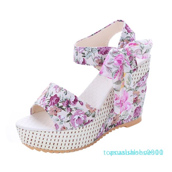 2020 fashionable women's sandals summer wedge heel sandals thick bottom lace belt bow flip flops open toe high heel women's shoe t, Black
2020 fashionable women's sandals summer wedge heel sandals thick bottom lace belt bow flip flops open toe high heel women's shoe t, Black