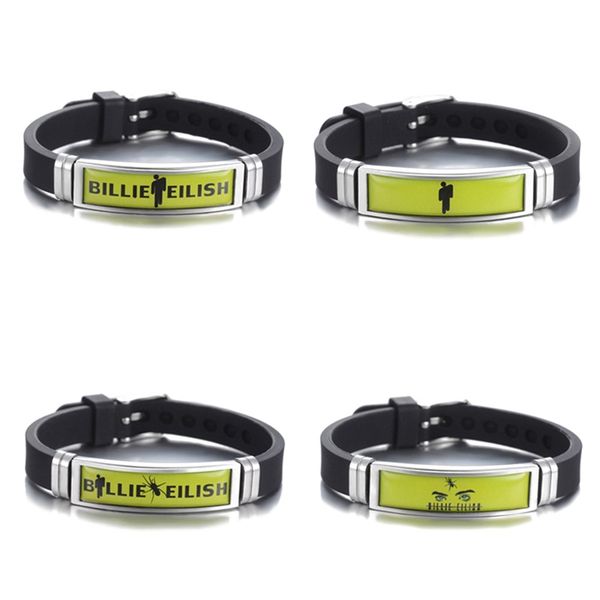 creative named bracelet women men sports black silicone bracelets wristband stainless steel bangles jewelry gift, Golden;silver
creative named bracelet women men sports black silicone bracelets wristband stainless steel bangles jewelry gift, Golden;silver