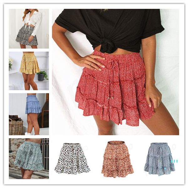 2020 summer women short dress flora dot printed skirts high waist dresses lotus leaf edge elastic waist dress lady trendy clothing new ly330, White
2020 summer women short dress flora dot printed skirts high waist dresses lotus leaf edge elastic waist dress lady trendy clothing new ly330, White