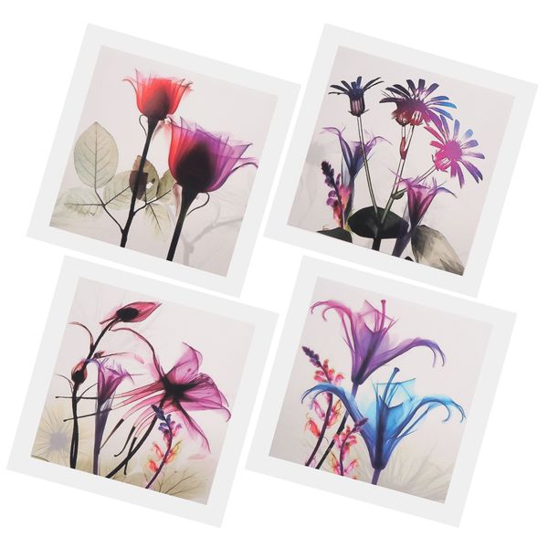 4 panel canvas oil painting, artwork picture wall art decor hanging poster, home chic decor, colorful flower
4 panel canvas oil painting, artwork picture wall art decor hanging poster, home chic decor, colorful flower