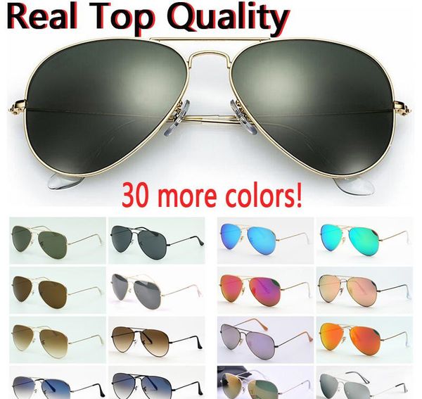 designer sunglasses aviation pilot sun glasses for men women with black or brown leather case, cloth, and retail accessories, White;black
designer sunglasses aviation pilot sun glasses for men women with black or brown leather case, cloth, and retail accessories, White;black