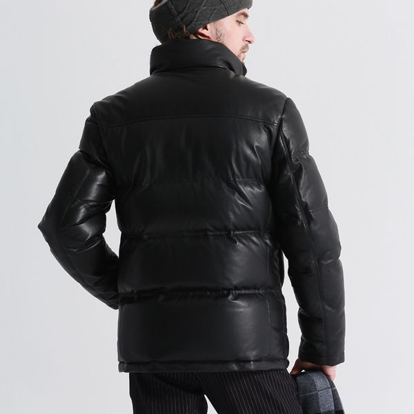 geniune jacket men sheepskin leather goose down coat quality winter warm thick plus size outwear12-h05 mf321 fashion style, Black
geniune jacket men sheepskin leather goose down coat quality winter warm thick plus size outwear12-h05 mf321 fashion style, Black