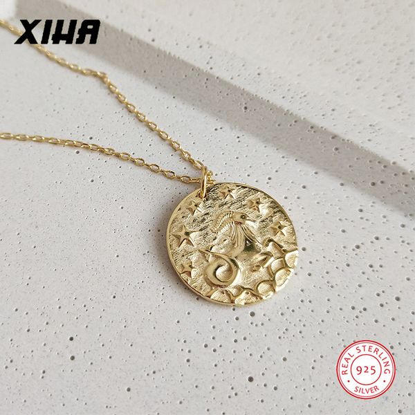 xiha aries 12 constellation 925 sterling silver zodiac necklace pendant for women gold color animal vintage coin necklaces girls
xiha aries 12 constellation 925 sterling silver zodiac necklace pendant for women gold color animal vintage coin necklaces girls