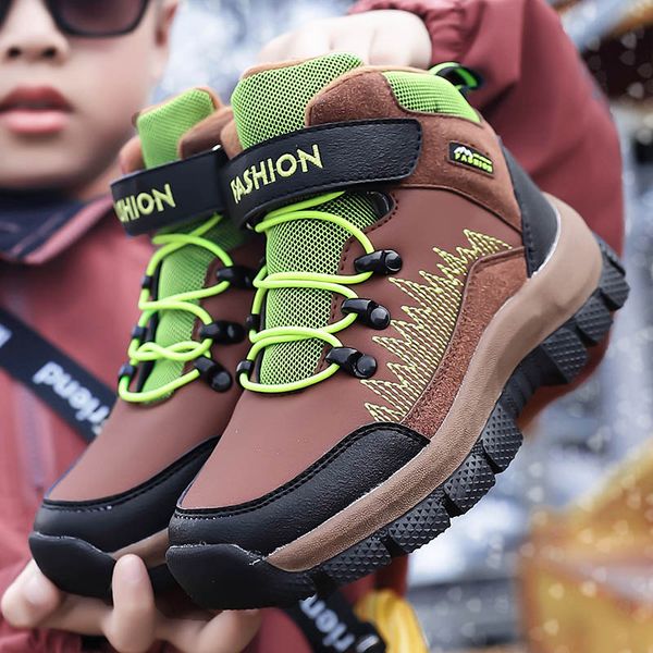 winter snow boots hiking outdoor leather waterproof rubber soles non-slip warm sports shoes male children 32 yards plus cotton, Black
winter snow boots hiking outdoor leather waterproof rubber soles non-slip warm sports shoes male children 32 yards plus cotton, Black