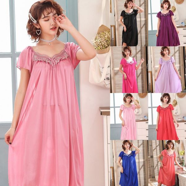 женщины плюс размер имитация шелковый сыпучие nightdress с коротким рукавом оборками solid color nightgown bowknot lace мать пижамы, Black;red
женщины плюс размер имитация шелковый сыпучие nightdress с коротким рукавом оборками solid color nightgown bowknot lace мать пижамы, Black;red