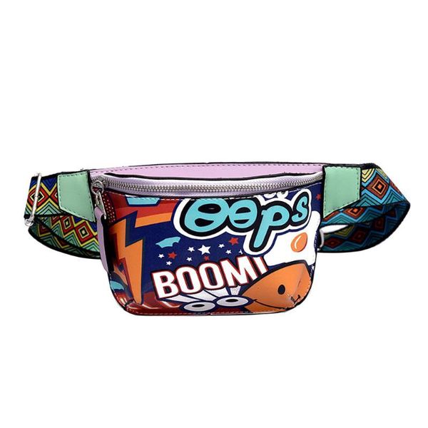 women waist bag belt bag graffiti chest handbag hip purse waist packs multi-function chest 2020 ins new shoulder
women waist bag belt bag graffiti chest handbag hip purse waist packs multi-function chest 2020 ins new shoulder