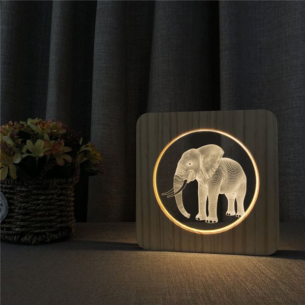 elephant 3d led light arylic wooden night lamp table light switch control carving lamp for children's room decorate dropship
elephant 3d led light arylic wooden night lamp table light switch control carving lamp for children's room decorate dropship