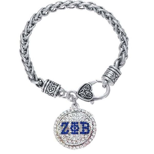 new aka greek sorority zeta phi beta crystal charm bracelet bangle jewerly, Golden;silver
new aka greek sorority zeta phi beta crystal charm bracelet bangle jewerly, Golden;silver