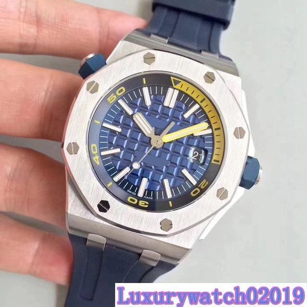 2019 sport watch men royal oak series 15710st yellow dial rubber strap 42mm automatic mechanical mens wristwatch, Slivery;brown
2019 sport watch men royal oak series 15710st yellow dial rubber strap 42mm automatic mechanical mens wristwatch, Slivery;brown