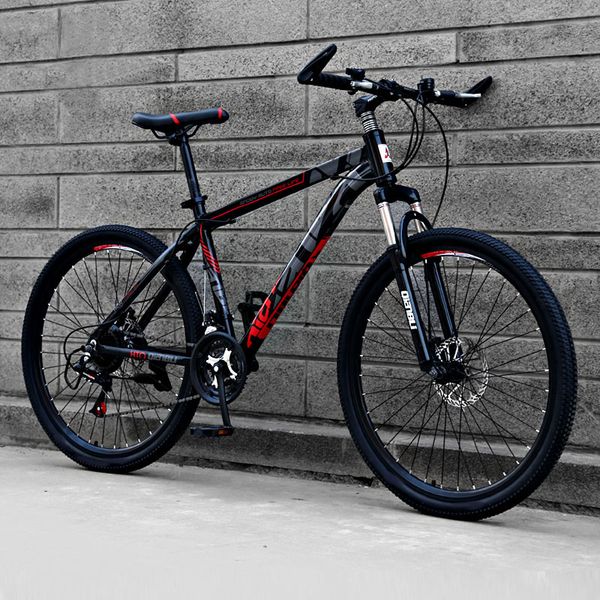 aluminum alloy mountain bike 26 inch 21 speed off-road double disc brakes models bicycle student
aluminum alloy mountain bike 26 inch 21 speed off-road double disc brakes models bicycle student