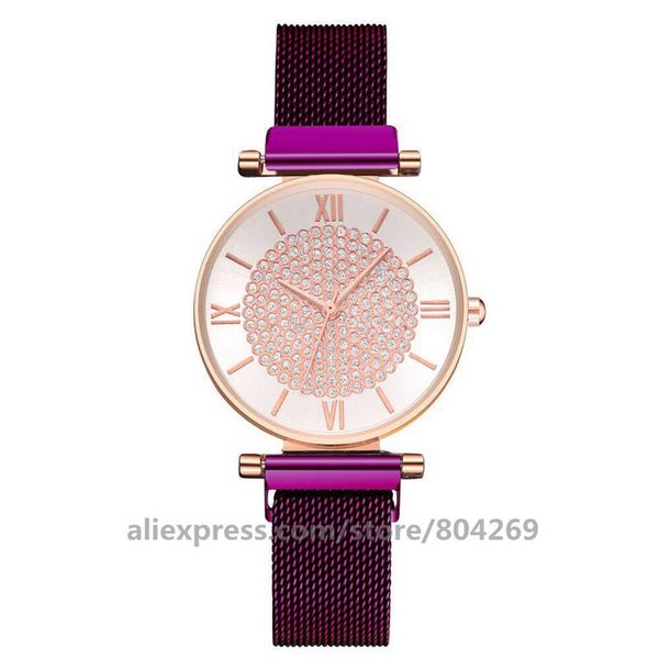 luxury women watches ladies magnetic starry sky colorful watch full rhinestone no logo alloy quartz wristwatches, Slivery;brown
luxury women watches ladies magnetic starry sky colorful watch full rhinestone no logo alloy quartz wristwatches, Slivery;brown