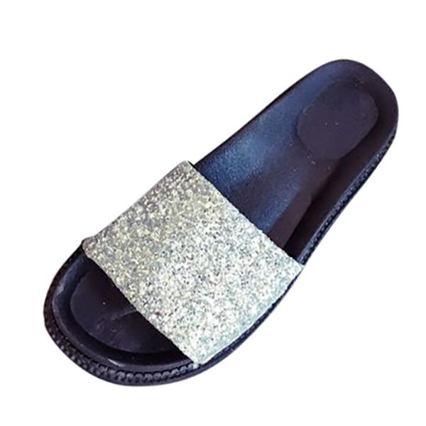 women summer sandals flip-flops sequin slippers beach shoes fashion classics flat round toe slipper shoe outside apr 11, Black
women summer sandals flip-flops sequin slippers beach shoes fashion classics flat round toe slipper shoe outside apr 11, Black