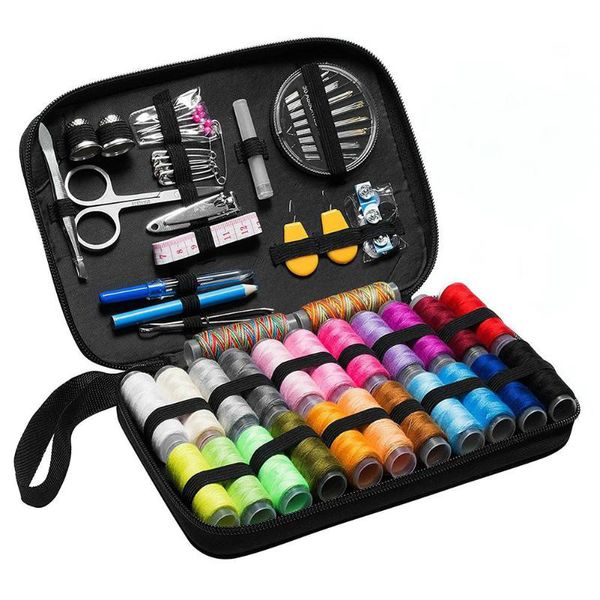sewing kits diy multi-function sewing box set for hand quilting stitching embroidery thread accessories 90pcs, Black
sewing kits diy multi-function sewing box set for hand quilting stitching embroidery thread accessories 90pcs, Black