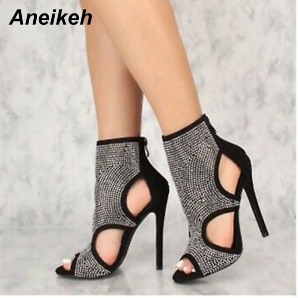 aneikeh 2020 spring autumn fashion crystal shoes woman sandals rome style peep toe party high heels sandals pumps ladies shoes, Black
aneikeh 2020 spring autumn fashion crystal shoes woman sandals rome style peep toe party high heels sandals pumps ladies shoes, Black