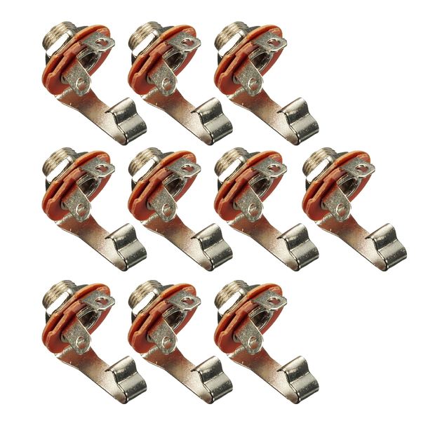 1/4inch 6.35mm mono ac/dc input jack socket electric guitar bass pack of 10
1/4inch 6.35mm mono ac/dc input jack socket electric guitar bass pack of 10