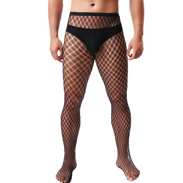 hollow out tights lace stockings men thigh high fishnet embroidery transparent crotchless pantyhose nylon stockings, Black
hollow out tights lace stockings men thigh high fishnet embroidery transparent crotchless pantyhose nylon stockings, Black