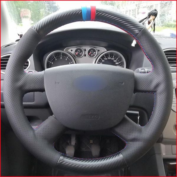 mewant pu carbon fiber steering wheel cover for kuga 2008-2011 focus 2 2005-2011 c-max 2007-2010 transit 2010-2013 
mewant pu carbon fiber steering wheel cover for kuga 2008-2011 focus 2 2005-2011 c-max 2007-2010 transit 2010-2013