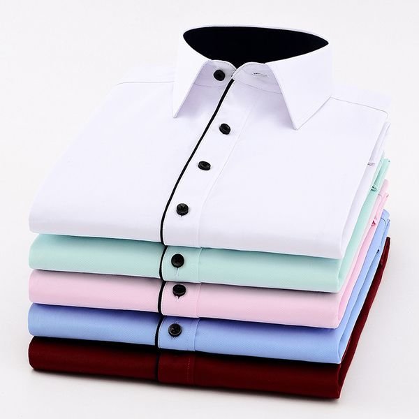 new men's solid color long sleevedress shirt men's shirt men chemise homme shirts shirts man long sleeve white, White;black
new men's solid color long sleevedress shirt men's shirt men chemise homme shirts shirts man long sleeve white, White;black