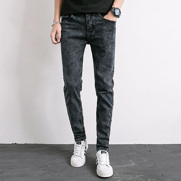tide loose jeans trousers men leisure elastic slim pants with tiny feet pure color2019new spring and autumn leisure trend simple, Blue
tide loose jeans trousers men leisure elastic slim pants with tiny feet pure color2019new spring and autumn leisure trend simple, Blue
