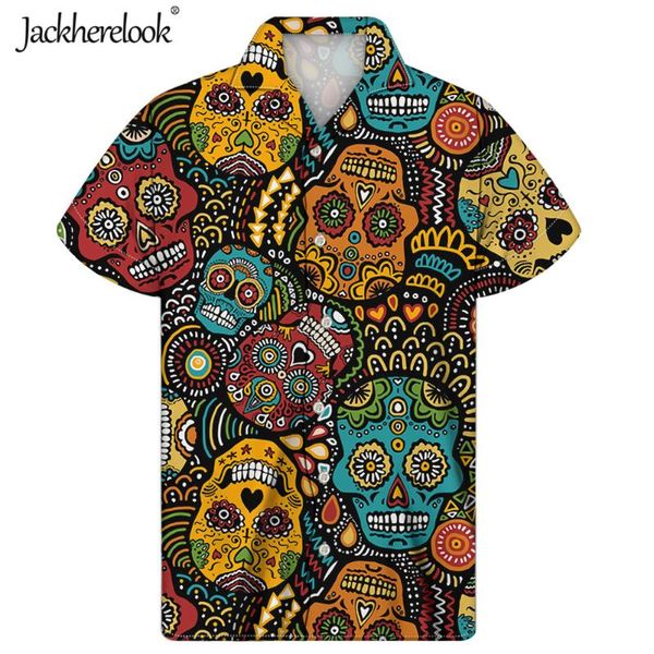 jackherelook flower skull pattern men shirts turn down collar button fashion streetwear loose blouse hawaiian shirts men, White;black
jackherelook flower skull pattern men shirts turn down collar button fashion streetwear loose blouse hawaiian shirts men, White;black