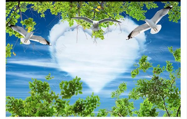 custom 3d p ceiling zenith interior decorative mural blue sky white clouds love leaves pigeons living room zenith ceiling mural
custom 3d p ceiling zenith interior decorative mural blue sky white clouds love leaves pigeons living room zenith ceiling mural