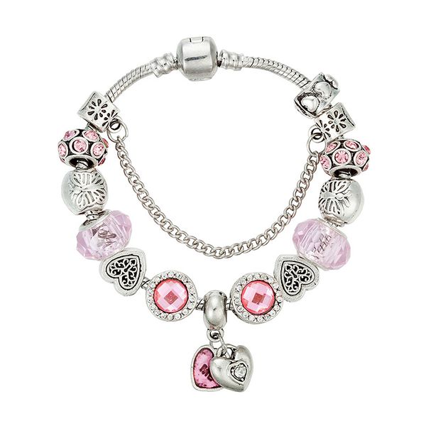 wholesale- fashion brand beads bracelet drops oil diy peach heart pink wonderful beads bracelet for women charm jewelry, Black
wholesale- fashion brand beads bracelet drops oil diy peach heart pink wonderful beads bracelet for women charm jewelry, Black