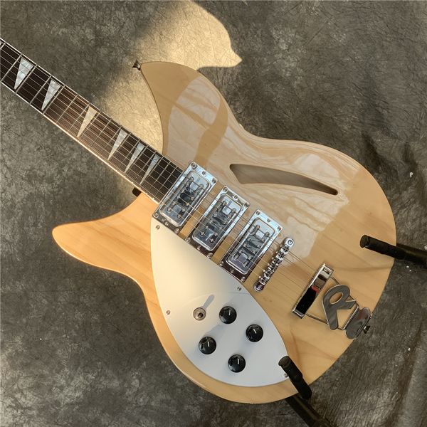 019 12 string electric guitar,natural color ricken 360-12 electric guitar,white guards
019 12 string electric guitar,natural color ricken 360-12 electric guitar,white guards