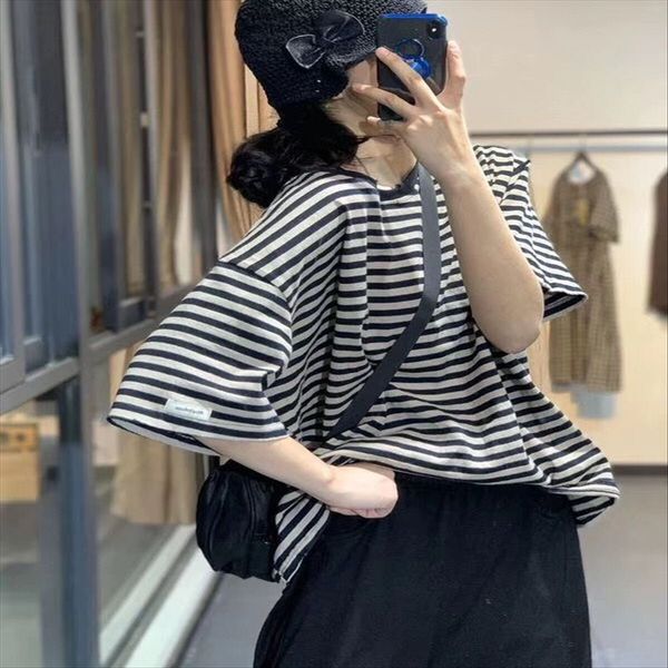 large size short striped women's casual 2020 large size short striped t-shirt t-shirt women's casual 2020, White
large size short striped women's casual 2020 large size short striped t-shirt t-shirt women's casual 2020, White