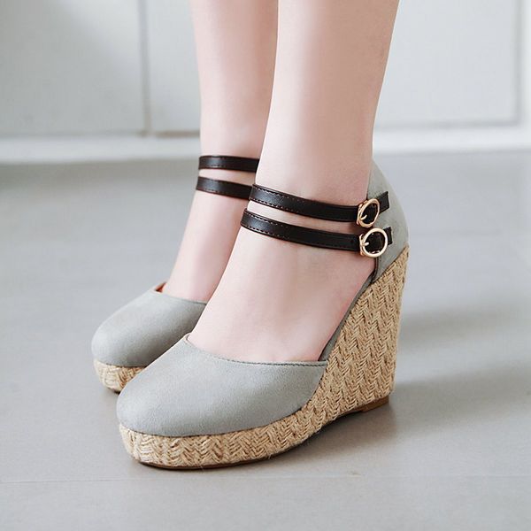 nice nice summer sandals cover toe platform high heels woman mary janes shoes women espadrille wedges sandals size 35-53, Black
nice nice summer sandals cover toe platform high heels woman mary janes shoes women espadrille wedges sandals size 35-53, Black