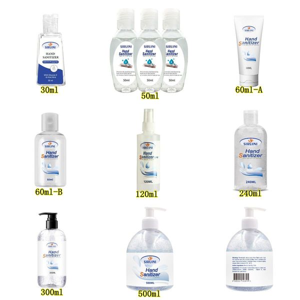 SIRUINI Washless Hand Sanitizer with Vitamin E Alcohol Moisturizing Gel 30ml 50ml 60ml 120ml 240ml 300ml 500ml Disposable Gel MMA3310-B
SIRUINI Washless Hand Sanitizer with Vitamin E Alcohol Moisturizing Gel 30ml 50ml 60ml 120ml 240ml 300ml 500ml Disposable Gel MMA3310-B