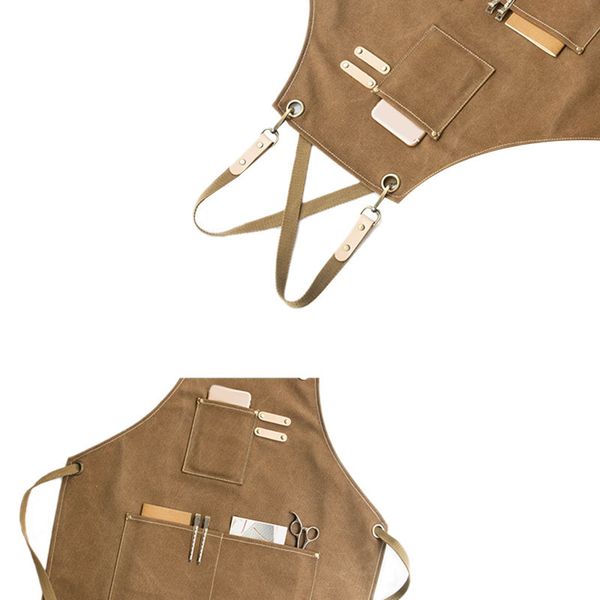 eleg-canvas cook apron barista bartender chef hairdressing apron catering uniform work wear anti-dirty overalls
eleg-canvas cook apron barista bartender chef hairdressing apron catering uniform work wear anti-dirty overalls