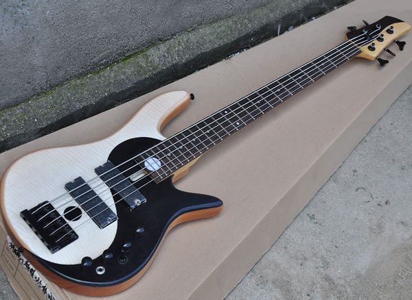 5 strings yinyang electric bass with 2 pickups,rosewood fingerboard,flame maple veneer,can be customized
5 strings yinyang electric bass with 2 pickups,rosewood fingerboard,flame maple veneer,can be customized
